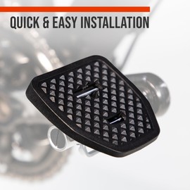 PP Pedal Plate | CB | Adapter compatible with Crankbrothers Eggbeater or Candy clipless MTB pedals | Converts clipless into flat pedals | No cleats needed | Adding Grip and comfort