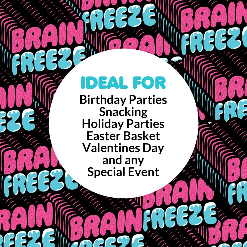 Brain Freeze Rainbow Crunch Freeze-Dried Candy – Irresistible Sweet &