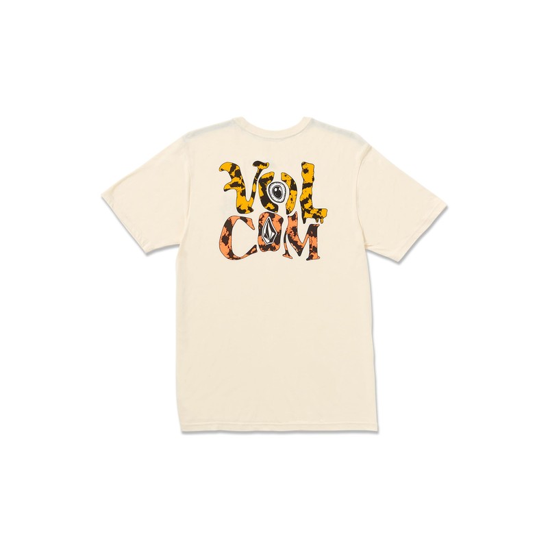 Volcom Men's Eye Warp Short Sleeve Tee, Off White Heather
