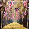 Union Jack Bunting - 96ft (80 Flags) PVC Triangle Flags