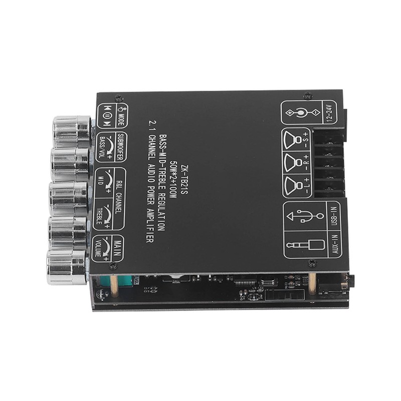 Bluetooth Power Amplifier Board Subwoofer 2.1 Channel 50W 50W 100W