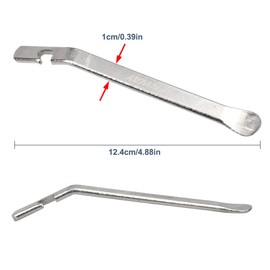 Fodlon Tyre lever, 3 x mounting lever, bicycle, stainless steel bicycle tyre lever for repairing motorcycles, bicycles, car inner tube