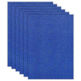 AKH® Seidenpapier mit Glitzer, Blau, 6 Bögen, glitzerndes Geschenkpapier, für Geschenkkörbe und DIY-Projekte