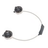 Portable Neck Fan Dual Head Bendable Wearable USB Rechargeable Hand