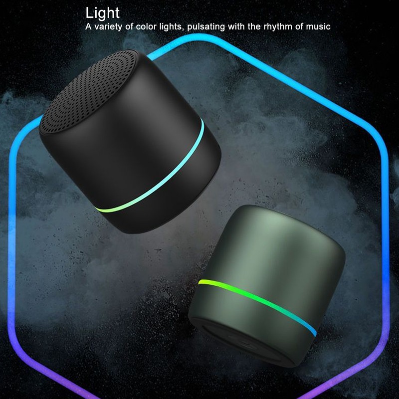 Mini Bluetooth Speaker Portable Heavy Bass Silicone HIFI Noise Cancelling