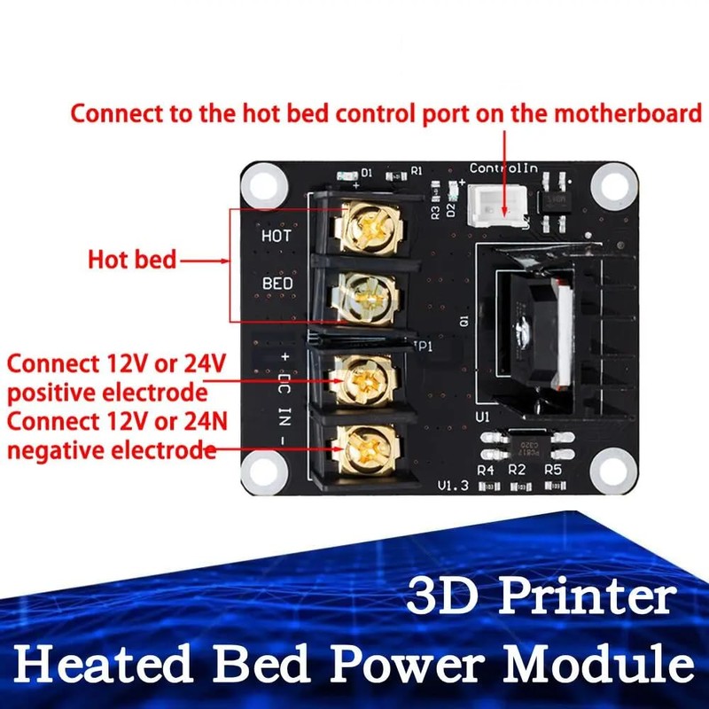 DollaTek Heat Bed Power Module Add-on Hot Bed Power Extension