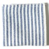 Sasawashi Gauze Handkerchief (25 x 25cm), Navy Stripe