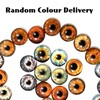 30PCS Craft Eyes Round Design for DIY Projects, Glass Eyes
