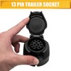 Trailer Socket Converter - MASO 12V 13pin towing socket caravan