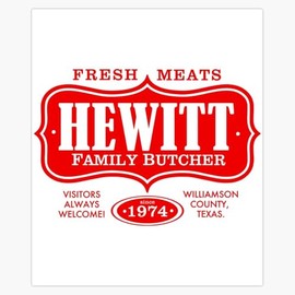 Texas Chainsaw Family Butcher Tribute Bumper Sticker Vinyl Decal 5"