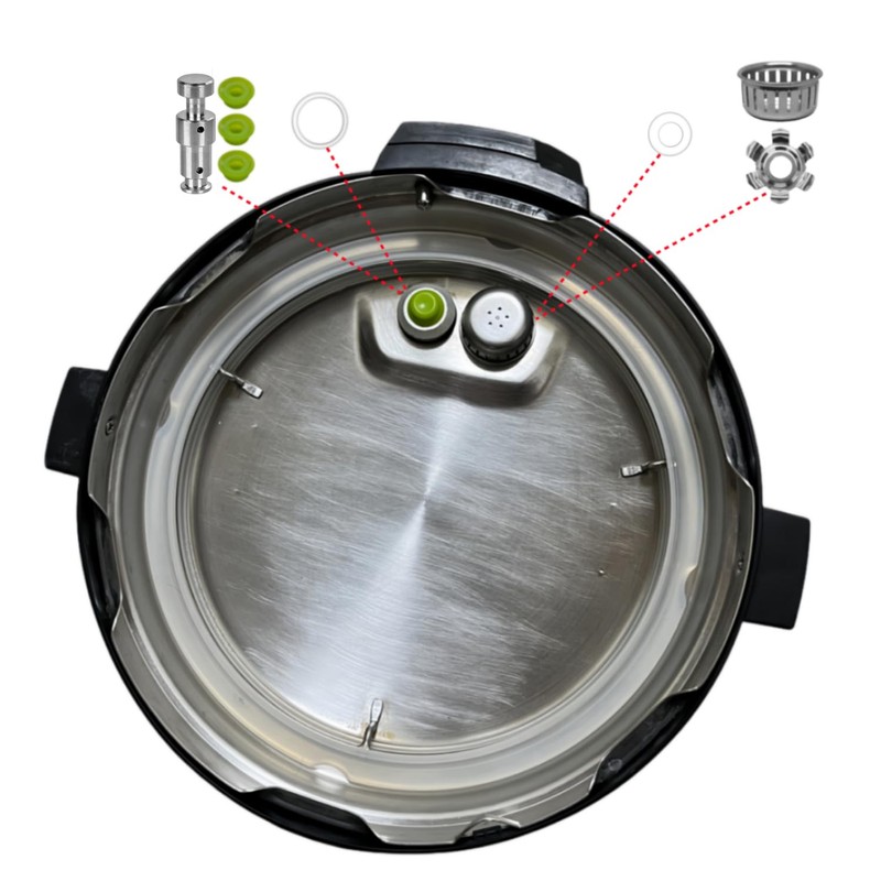 Pnltae Replacement Parts for Instant Pot Duo/Duo Plus 8 Qt,