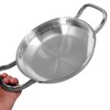 Kichvoe Small Hot Pot with Double Handles Cooking Pot for