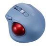 Nakabayashi MUS-TBLF225BL Small BT Quiet 5 Button Laser Thumb Trackball