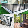 AJOVW 8Pcs 1.5" (1.5" Post/4" Base) Aluminum Post Base Cover,