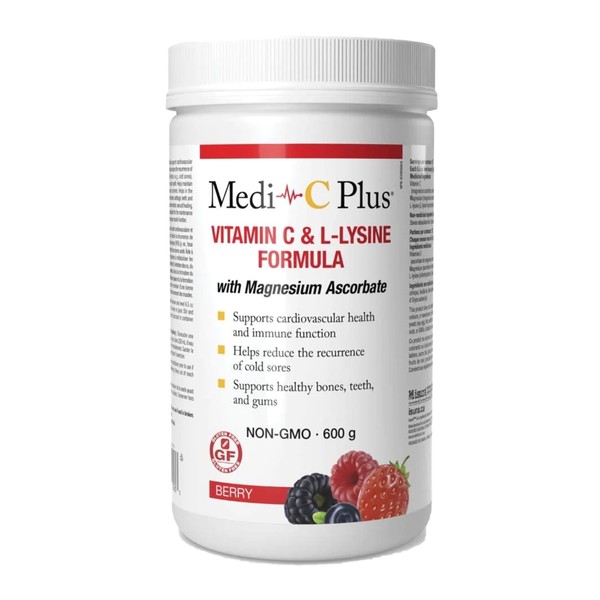 Medi-C Medi C Plus With Magnesium Ascorbate Berry Powder 600g