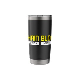 Blockchain Technology Cryptocurrency Day Trader Crypto Stainless Steel Insulated Tumbler