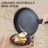 GiPP Ceramic Non Stick Frying Pans Set Removable Handle, Dishwasher