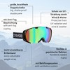 Black BCR041280 Flachau Crevice Ski Goggles – 1