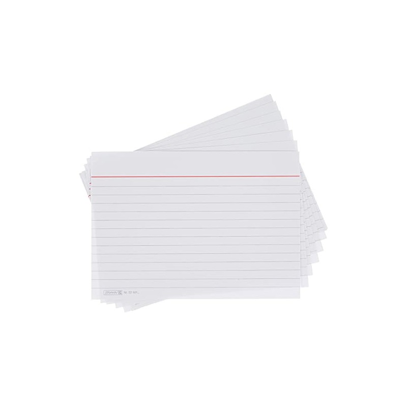 Brunnen Index Card, White A6