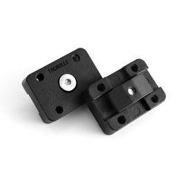 TACMOLLE Mounting Bracket Base for MOLLE Panel, MOLLE Adapter Accessories Mount for Fire Extinguisher Mount Gun Rack Gas Can Holder, 2-Pack