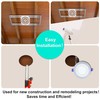 New Construction Mounting Plate, 3-4-6 Inch, LED Recessed Lighting Housing