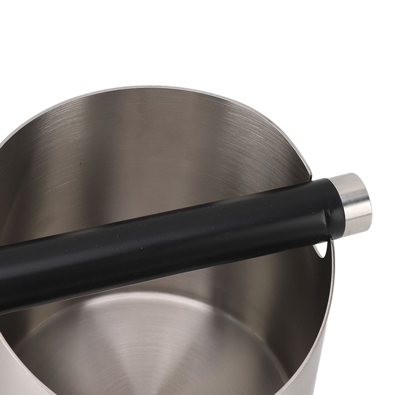 Stainless Steel Coffee Grounds Knock Box Coffee Knock Box with