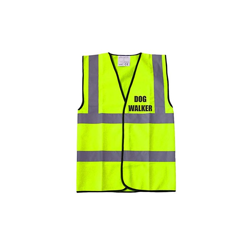 Dog Walker, Dog Walker Yellow Hi Viz Vis Vest Reflective