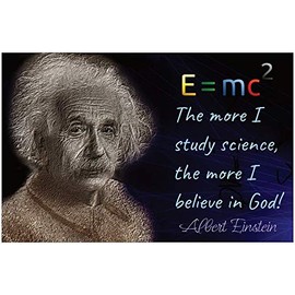 Study Science Inspirational Christian Poster-H12