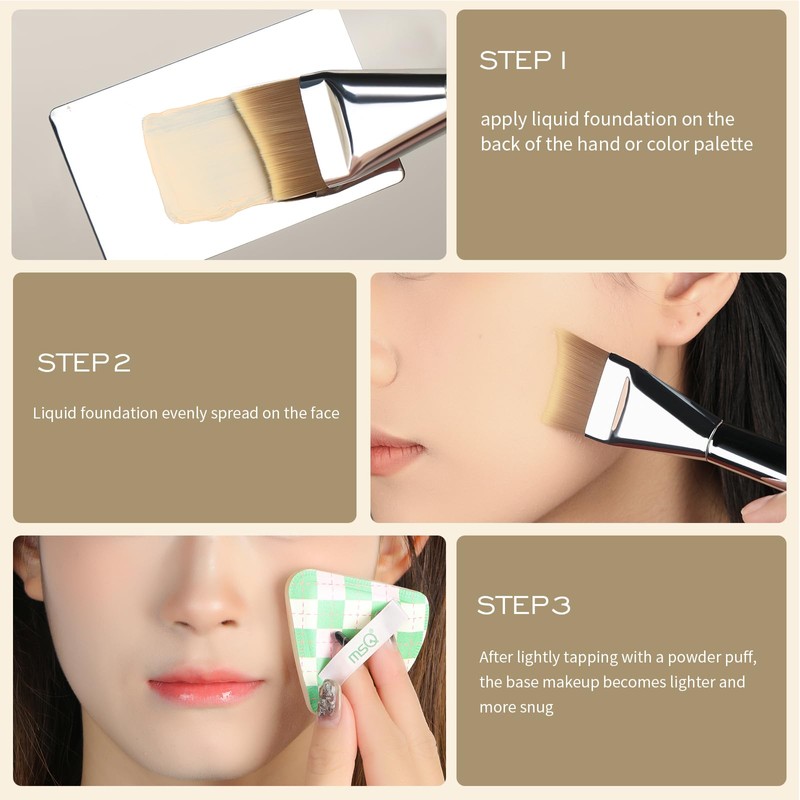 MSQ Foundation Brush Ultra Thin Foundation Brush for Liquid Makeup