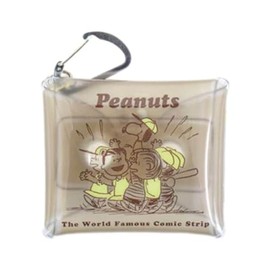 Marimo Craft SPZ-3890 Snoopy Baseball Series Clear Multi Case SS Beige, Width 3.5 x Height 3.0 x Depth 0.8 inches (90 x 75 x 20 mm)