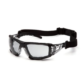 Pyramex Fyxate Safety Glasses Light Gray H2MAX Anti-fog Lens With Foam Padding