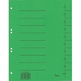 Bene Trennblätter A4 Green