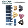 FastCraft® 42pc Oscillating Tool Set w/Blades, Sanders - PRO Multi