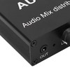 Stereo Mixer Audio Distributor 2 Input 2 Output 3.5mm Jack