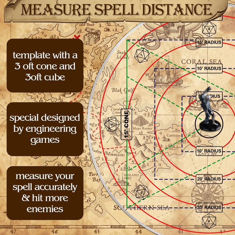 Windspeed Spell AOE Damage Template for DND AOE Templates for