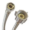Fluidmaster B3T12 Toilet Connector, Braided Stainless Steel - 1/2 Female
