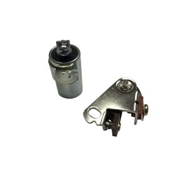 ENGINERUN Puntos y condensador - Kit de interruptor de encendido compatible con Kohler K91 K141 K161 K181 K241 K301 K321 K341 K361 reemplaza OEM 4715003S y 220434-S Ref Oregon 33-62 8 Stens 055-145