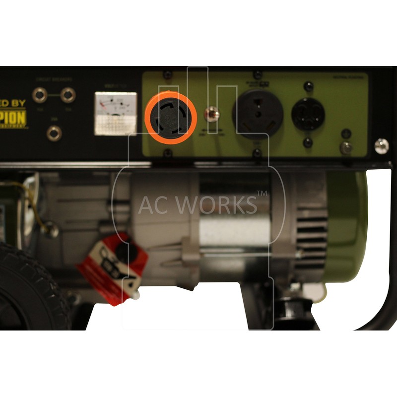 AC WORKS Generator to Transfer Switch L14-30 Inlet Box Adapter