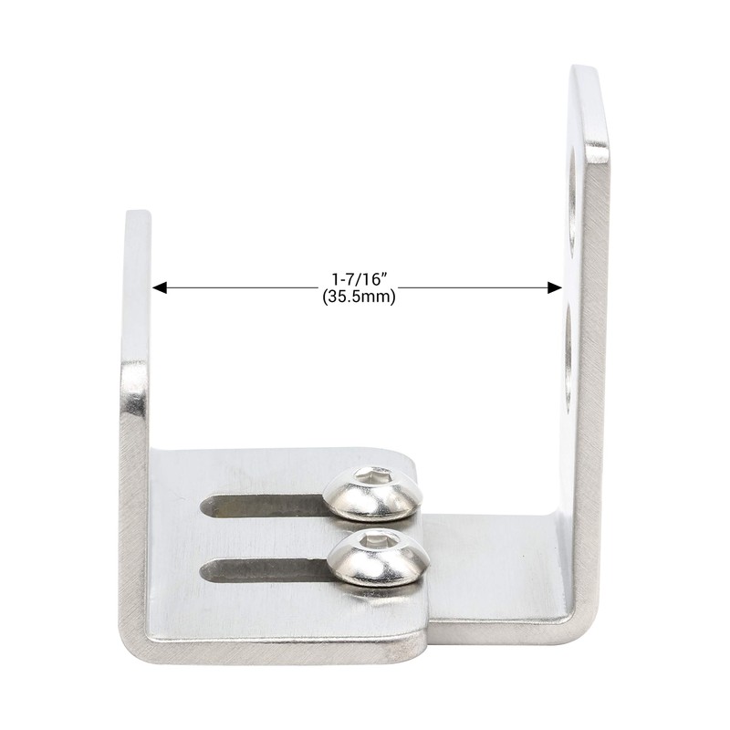 Rok Hardware Heavy Duty Wall Mounted Adjustable Sliding Barn Door