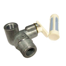 Stevens Lake Parts One Fuel Tank Valve w/Handle Fits Farmtrac Industrial, Fits Ford New Holland, Nuffield, Sparex '65, 1164, 2000, 2000 3000 4000 5000 7000