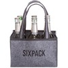 Brandsseller Men's Handbag Bottle Carrier Shopping Bag Storage Bag Felt