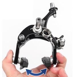 HOUSON Cantilever Brakes for Road Bikes & Fixie Bikes - 47-57mm Long-Arm Calipers with Anti-Slip Pads | Compatible with 35C Tires | Rear