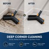 3-in-1 Floor Scrub Brush for Deep Cleaning – 360° Rotating