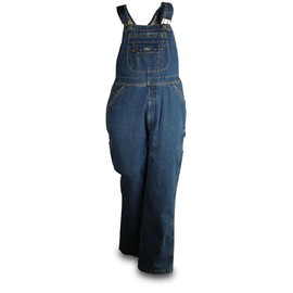 Five Brother Fleece-Lined Denim Bib Overalls, Medium-Regular