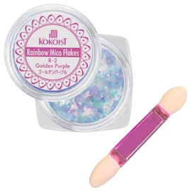 KOKOIST Rainbow Mica Flakes R-2 0.2g Golden Purple Art Wood