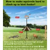Ansionsol 19 Inch Wide Squirrel Baffle for Bird Feeder Pole,