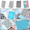 Pack of 12 Embossing Folders Plastic Embossing Folder Transparent Embossing