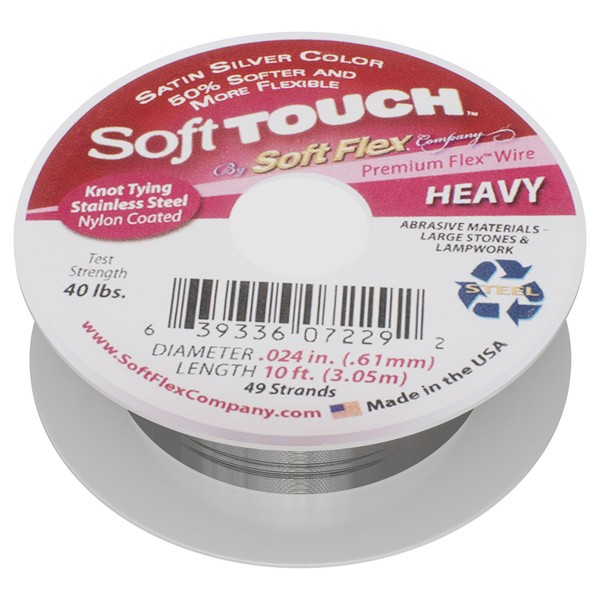 Soft Flex 49 Strand Stringing Wire - Flexible Braided -