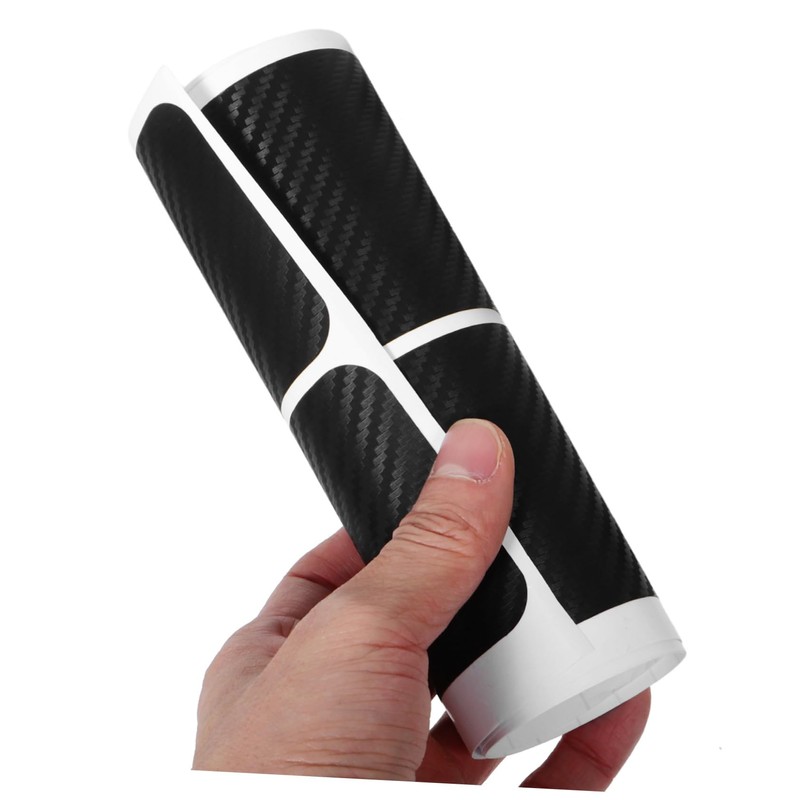 ULTECHNOVO Protective Car Door Sill Stickers 4 Pack Carbon Fiber