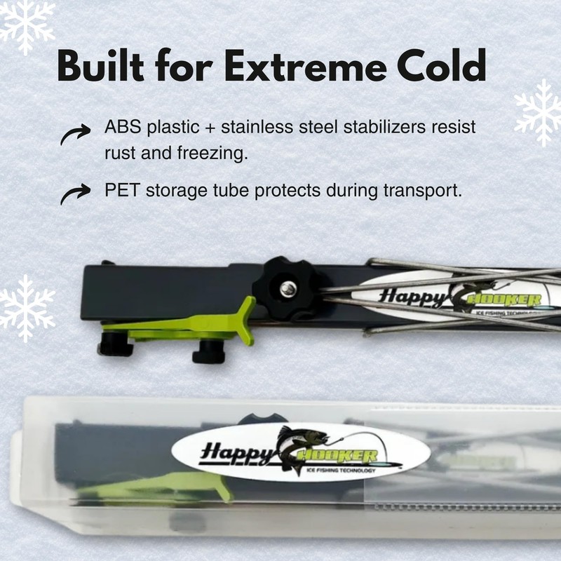 Ice Fishing Automatic Hook Setter – Adjustable Rod Holder with